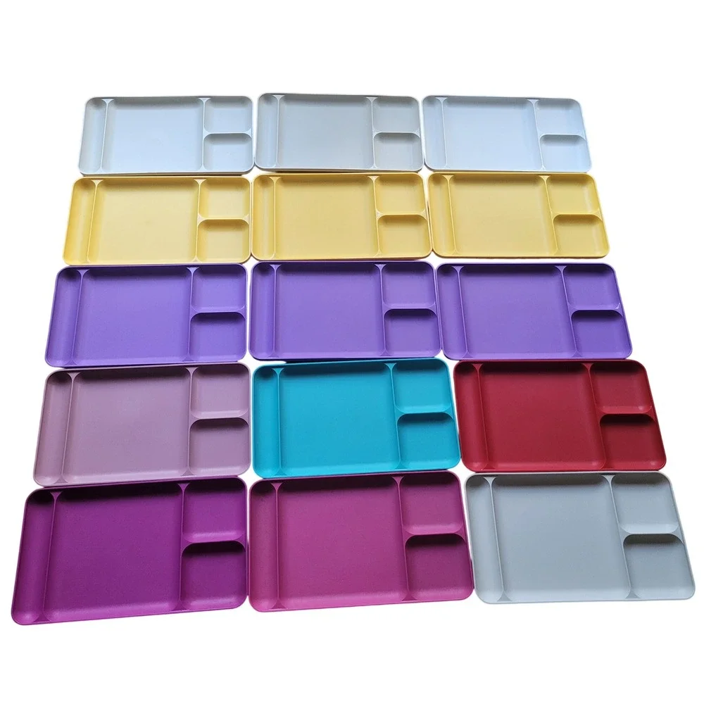 Tupperware‎ Divided Set Lot 15 Colors Lunch Dinner TV 90s
